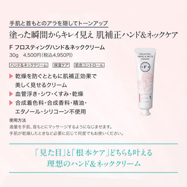 メディーナ Fフロスティングハンド＆ネッククリーム